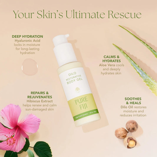 Pure Fiji Restorative Dilo Rescue Body Gel (230ml)